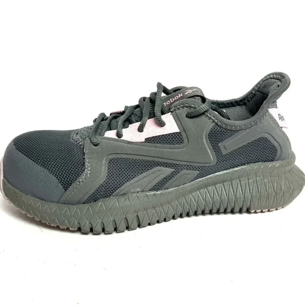 Reebok Womens Flexagon 3.0 Work Sneaker Gray 7 M